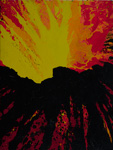  Vulkan 18/2021, Acryl auf Fotografie auf LupuBond, 120 x 90 cm 