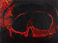  Vulkan 5/2021, Acryl auf Fotografie auf LupuBond, 90 x 120 cm 