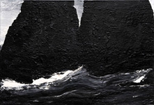  Westmännerinseln 02/21.09.07, 2007, Acryl auf Leinwand, 150 x 220 cm