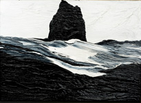  Westmännerinseln 09.12.10, 2010, Acryl auf Leinwand, 50 x 70 cm