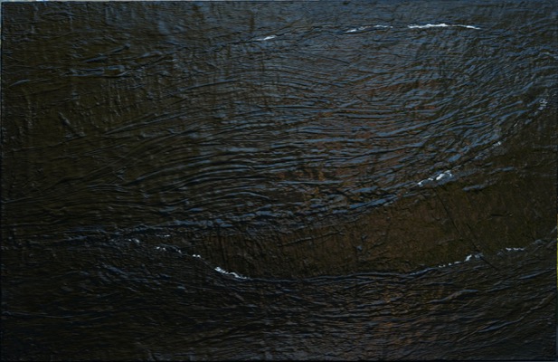 Westmännerinseln 02.03.10, 2010, Acryl auf Leinwand, 155 x 240 cm