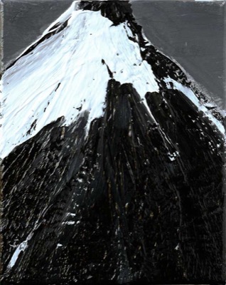 Westmännerinseln 03.01.10, 2010, Acryl auf Leinwand, 30 x 24 cm