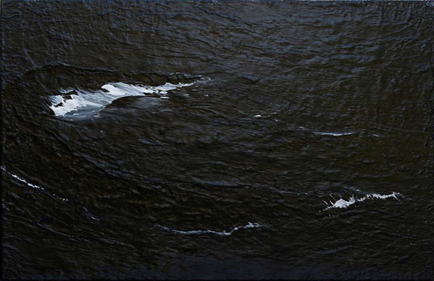 Westmännerinseln 04.03.10, 2010, Acryl auf Leinwand, 155 x 240 cm