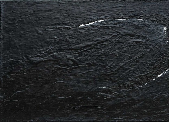 Westmännerinseln 20.08.09, 2009, Acryl auf Leinwand, 150 x 220 cm