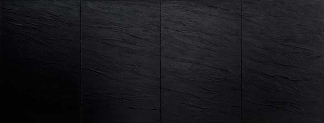 Westmännerinseln 02/21.06.08, 2008, Acryl auf Leinwand, 240 x 620 cm, 4-teilig (Neues Museum Nürnberg)