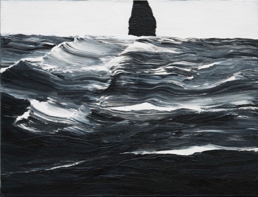 Westmännerinseln 17.9.09, 2009, Acryl auf Leinwand, 130 x 170 cm