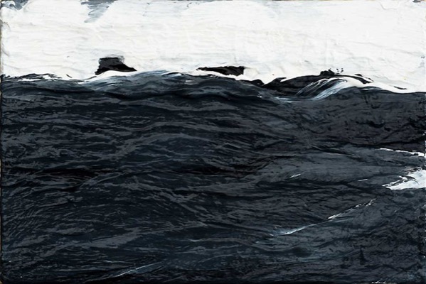 Westmännerinseln 19.11.10, 2010, Acryl auf Leinwand, 20 x 30 cm