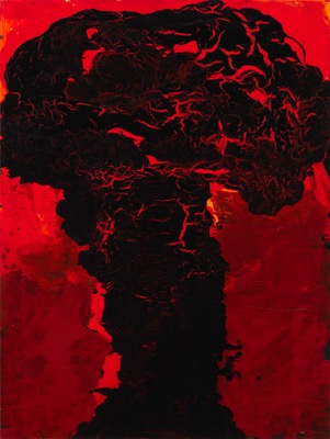 Atom 3/2018, Acryl auf Fotografie auf LupuBond, 120 x 90 cm