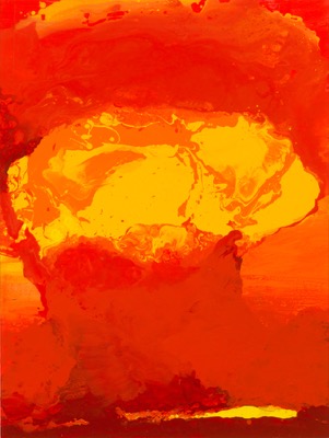 Atom 5/2019, Acryl auf Fotografie auf LupuBond, 120 x 90 cm