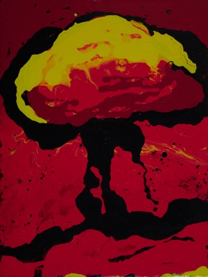 Atom 6/2019 Acryl auf LupuBond 120 x 90cm