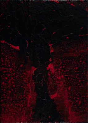 Atom 8/2017/2021, Acryl auf Leinwand, 70 x 50 cm