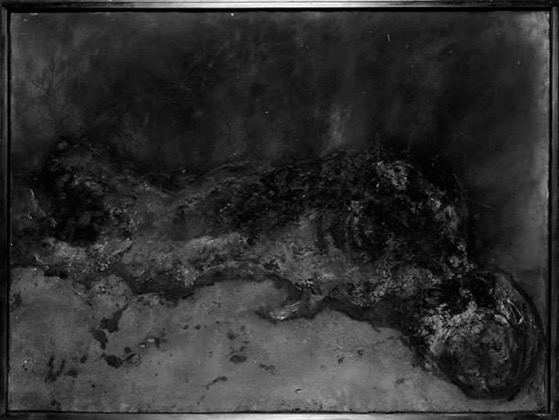 Adamah 24.3.84, 1984, farbige Gouache auf Papier, 75 x 105 cm