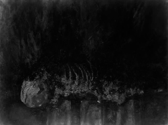 Krematorium 31.3.81, 1981, Gouachen auf Papier, 75 x 105 cm