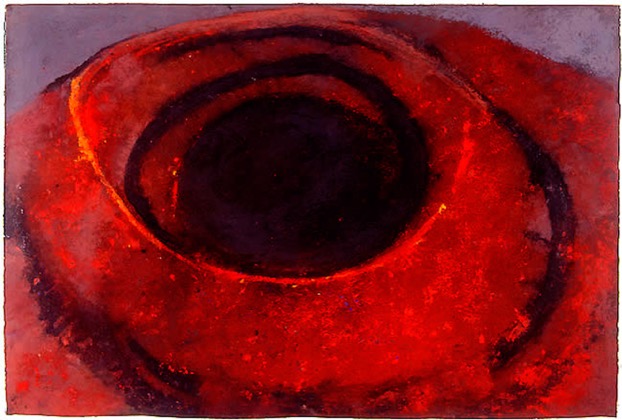 Vulkan 7.5.93, 1993, Pastell, 80 x 120 cm