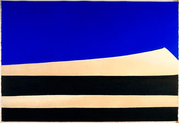 Wüste 05.01.01, 2001, Pastell, 80 x 120 cm