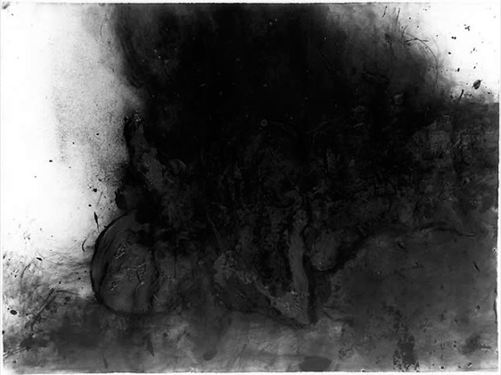 Verbrennung 4.1.81, 1981, Farbe/Kohle auf Papier, 75 x 105 cm