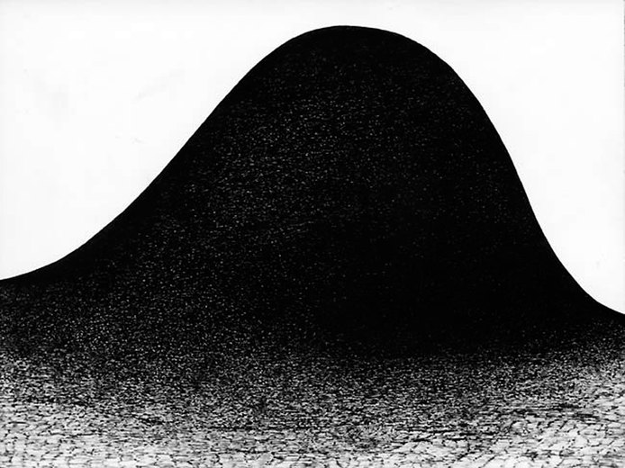Sahara 15/65, 1965, Federzeichnung auf Papier, 39 x 50,5 cm