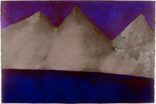  Berge 15.1.96, 1996, Pastell, 80 x 120 cm