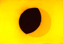  Monde/Sonnen 17.3.93, 1993, Pastell, 69 x 99 cm