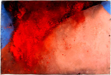  Vulkan 26.8.92, 1992, Pastell, 80 x 120 cm